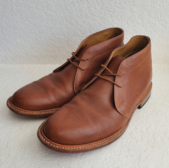Bostonian No16 Soft Chukka Boot Tan Full Grain Leather 10 M - Picture 1 of 13
